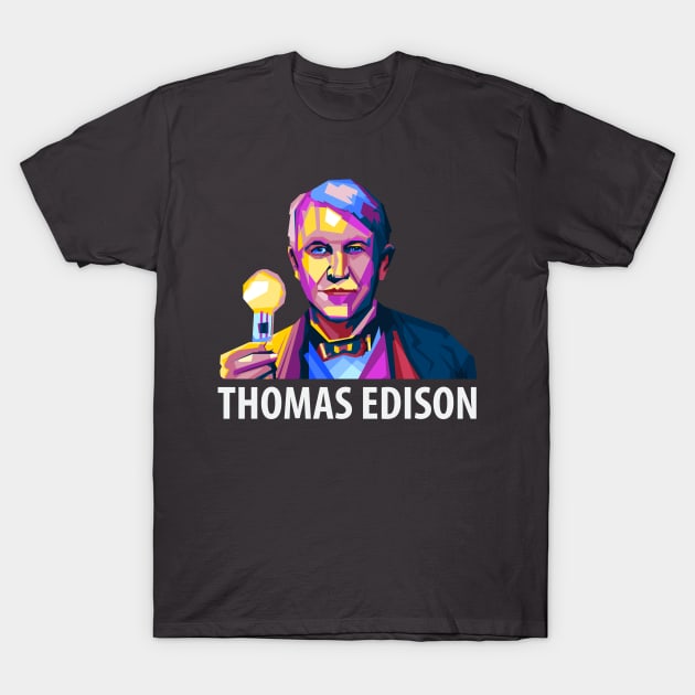 Thomas Edison T-Shirt by Shuriken